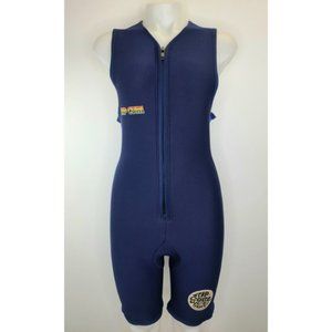 Vintage Rip Curl Wet Suit Torquay Australia Sleeveless Shorts Navy Blue XS Small